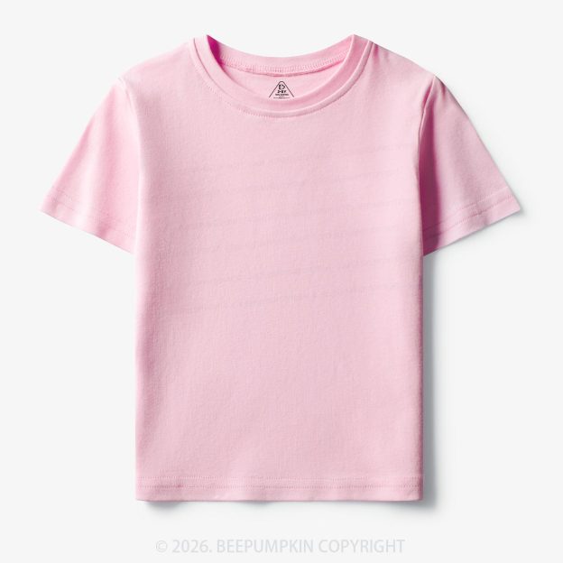 Solid Natural Toddler&Kid's Tees Beepumpkin
