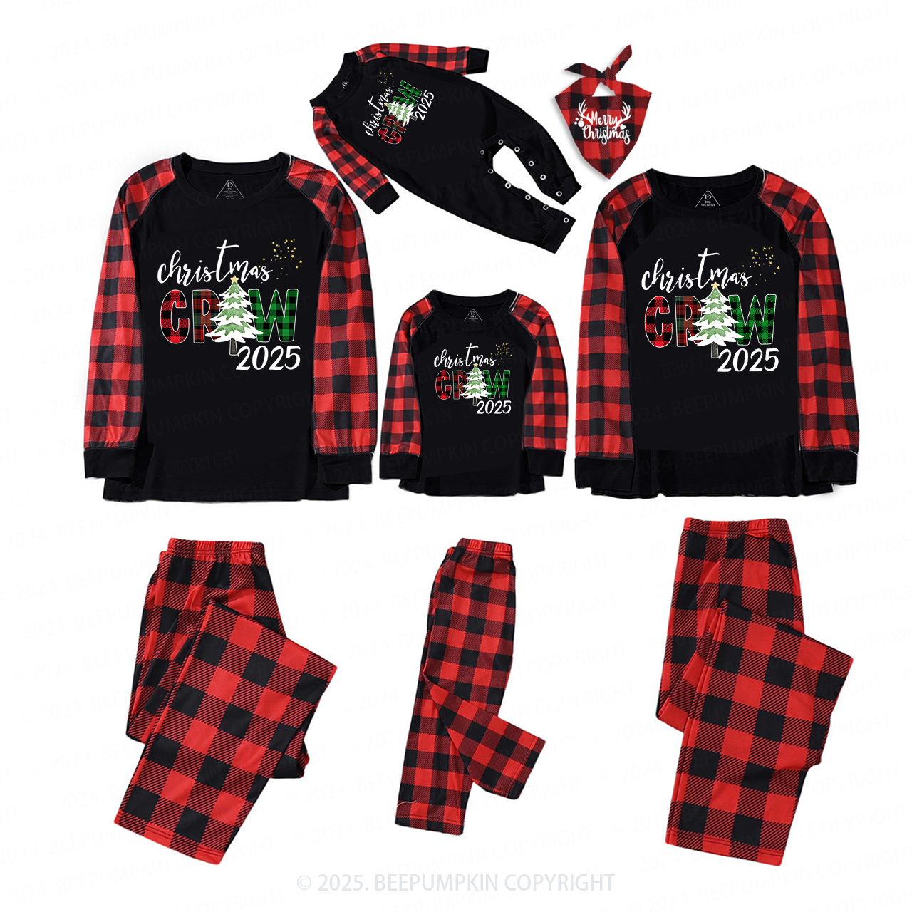 2025 Christmas Tree Family Matching Pajamas