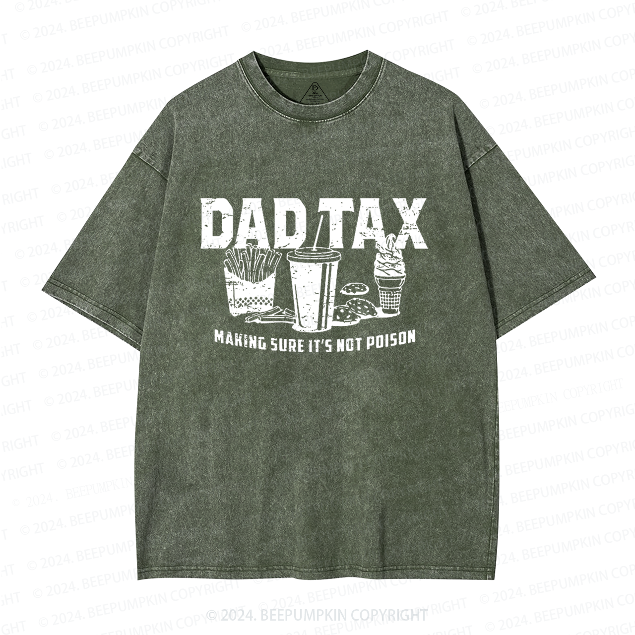 Dad Tax Making Sure It's Not Poison Dad Washed T-Shirts 