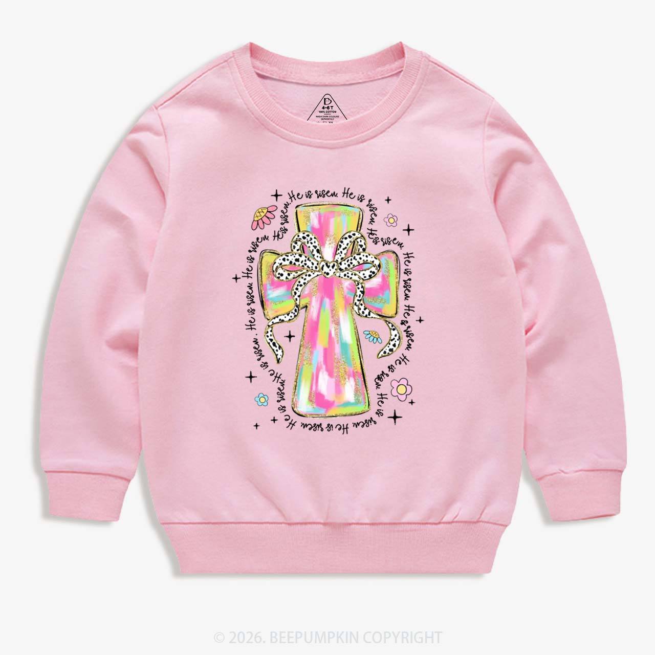 Pastel Easter Christian Kid's Sweatshirt