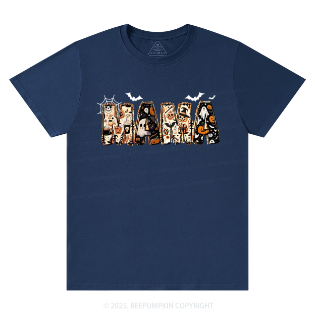Personalized Halloween Mama T-Shirts Beepumpkin