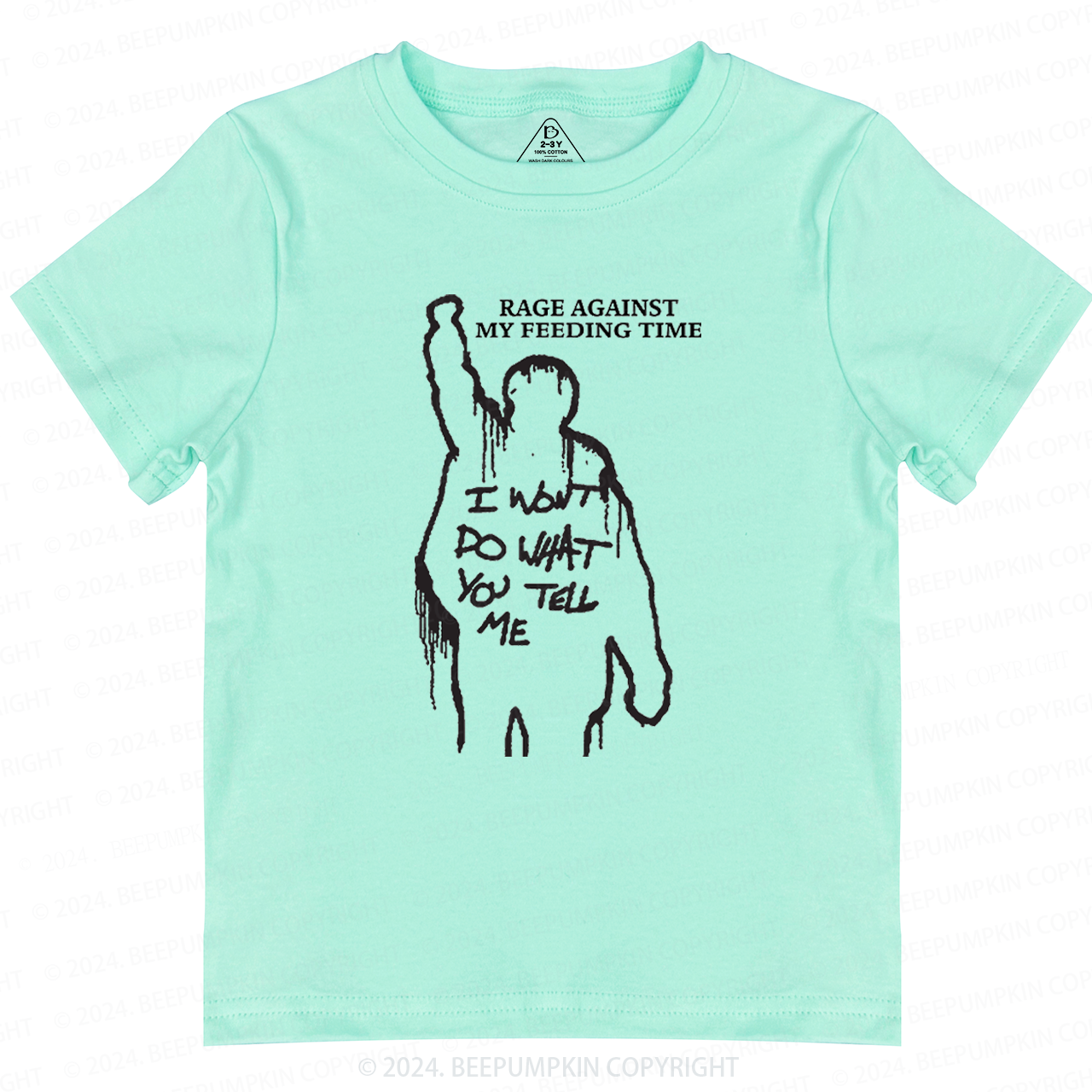 Rage Against My Feeding Time Toddler&Kids Tees 7