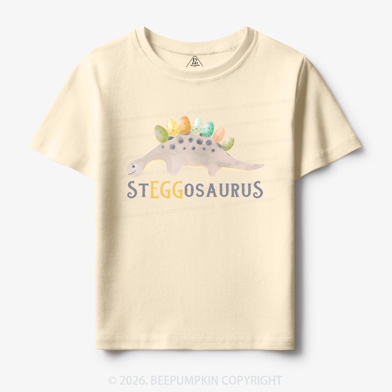 Steggosaurus Easter Toddler&Kid's Tees Beepumpkin