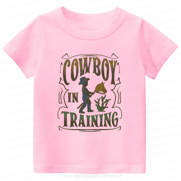Cowboy In Training Toddler&Kids Tees 