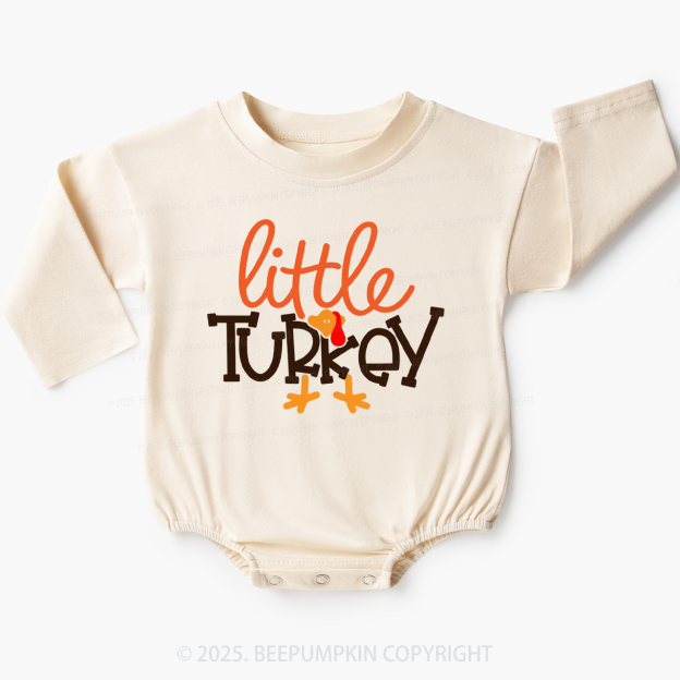  Little Turkey Baby Bubble Romper Beepumpkin