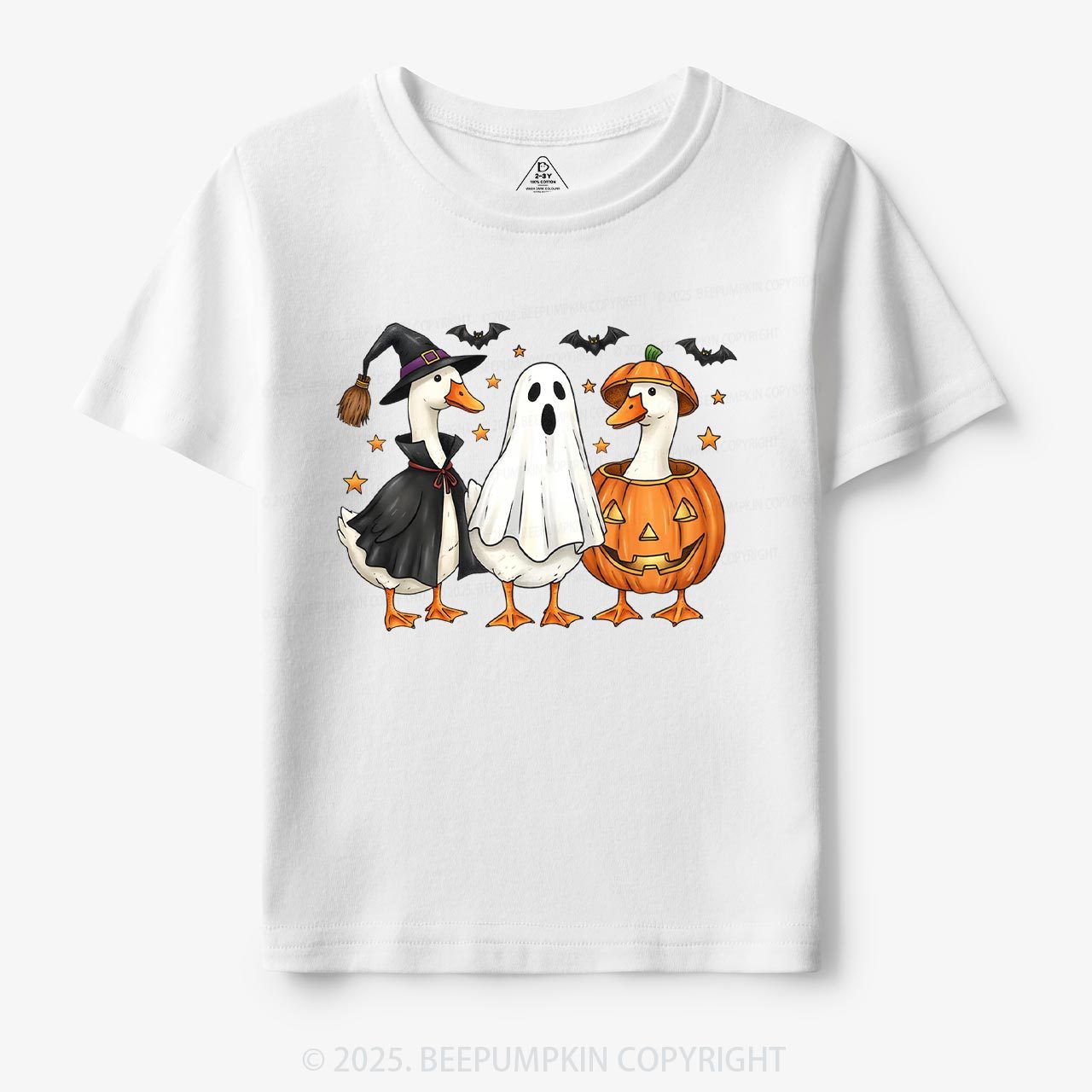 Goose Halloween Fall Toddler&Kid's Tees Beepumpkin