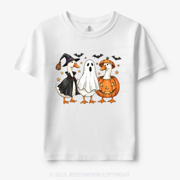 Goose Halloween Fall Toddler&Kid's Tees Beepumpkin