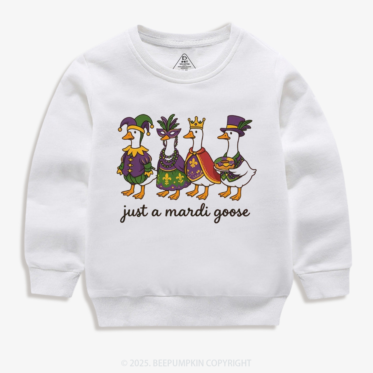Just A Mardi Goose Kid's Sweatshirt