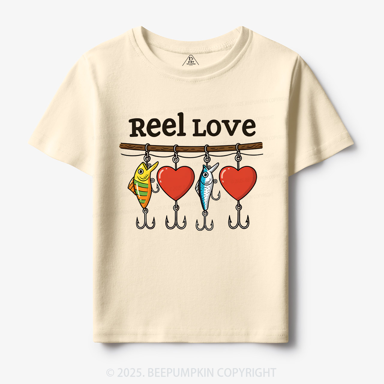 Reel Love Toddler&Kid's Tees Beepumpkin