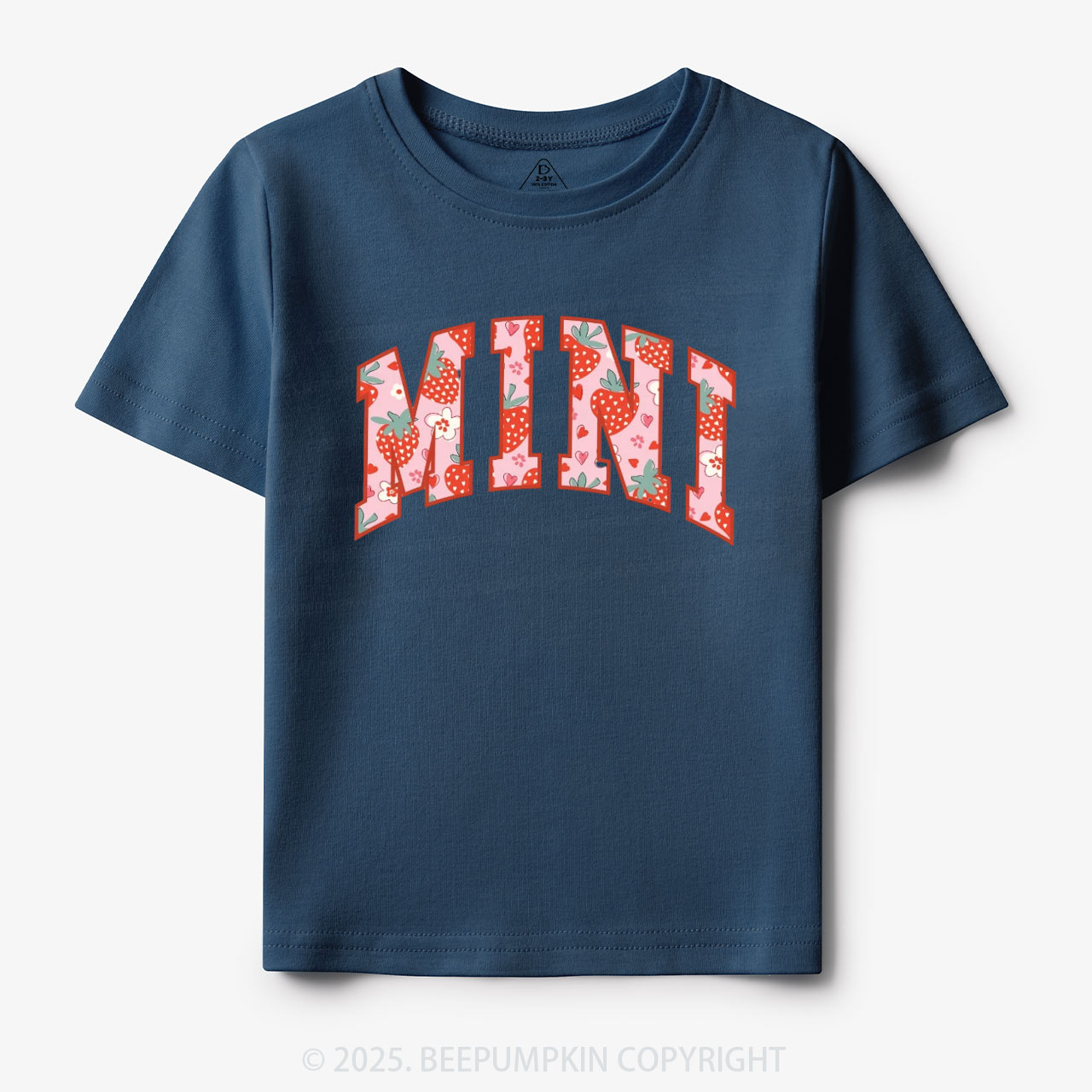 Happy Mini Strawberry Toddler&Kid's Tees Beepumpkin