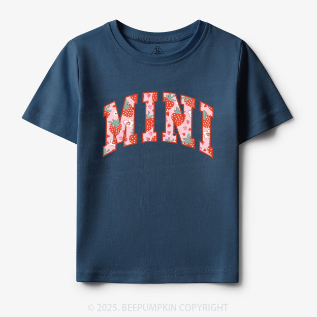 Happy Mini Strawberry Toddler&Kid's Tees Beepumpkin