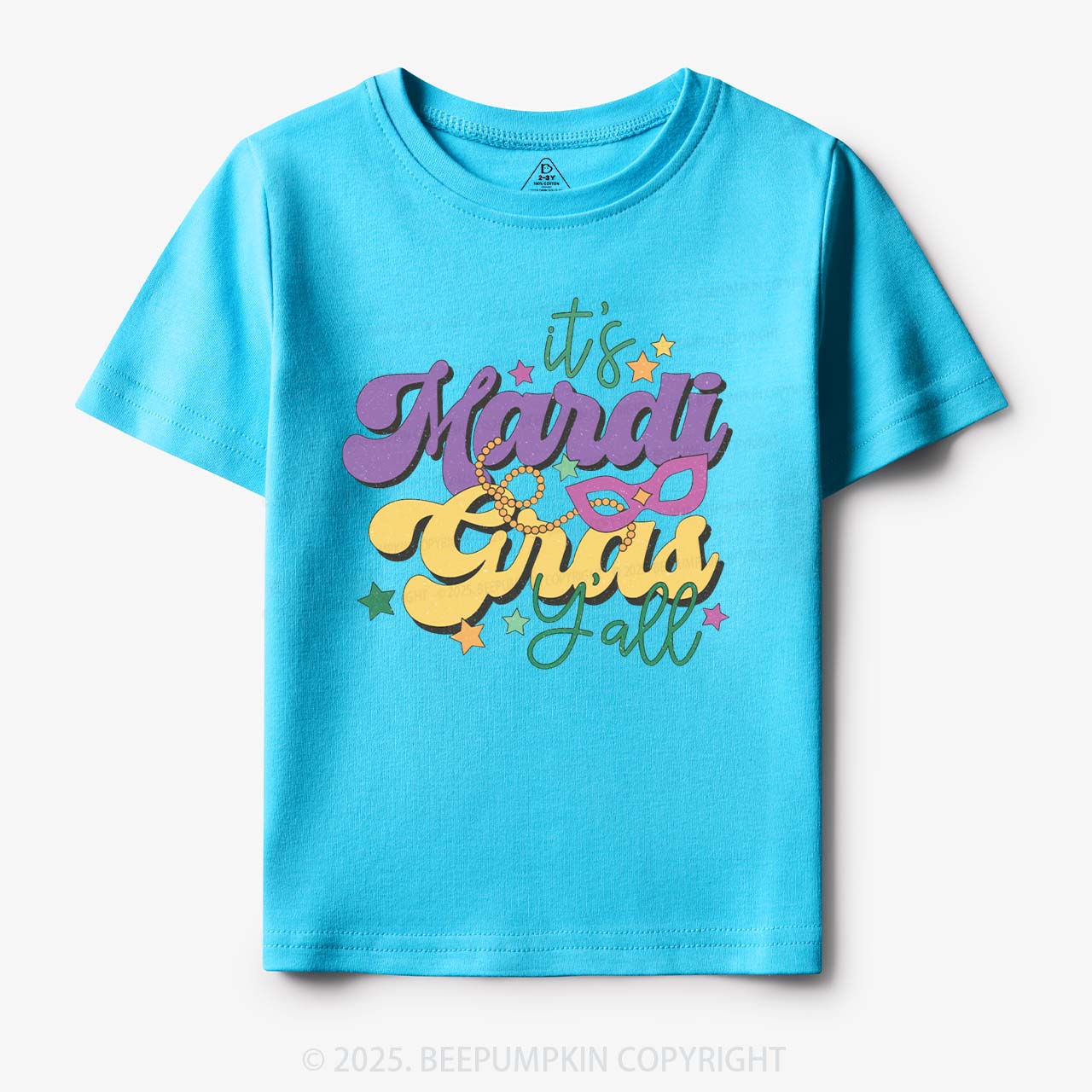 It's Mardi Gras Y'all Toddler&Kid's Tees Beepumpkin