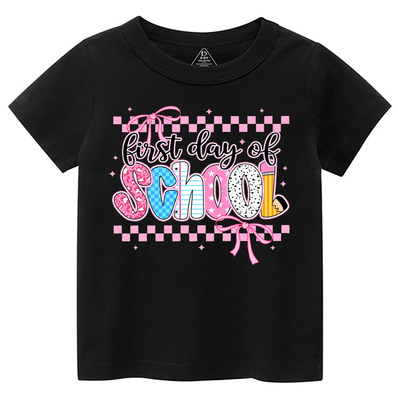 Coquette First Day Of School Toddler&Kid's Tees Beepumpkin 
