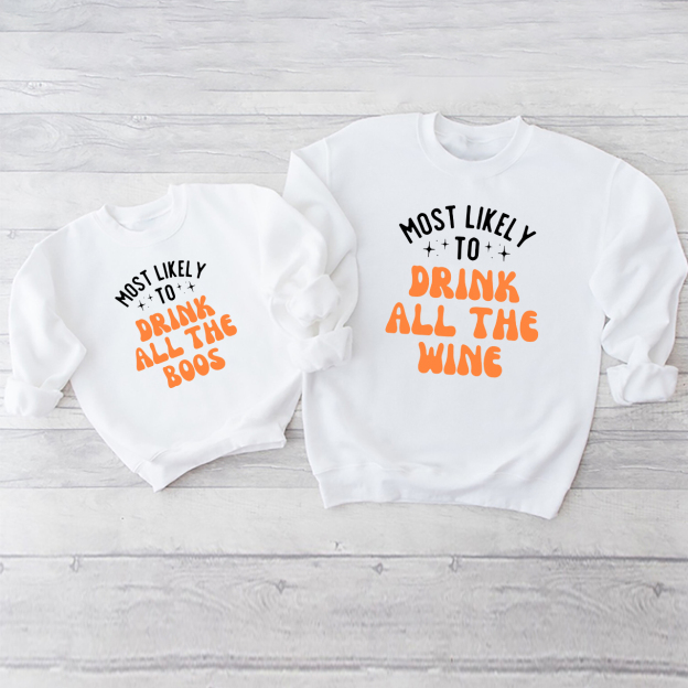 Custom Most Likely Halloween Family Party Sweatshirt