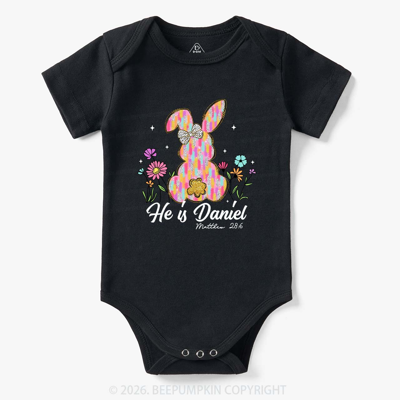 Risen In Bloom Faith & Flowers Baby Bodysuit