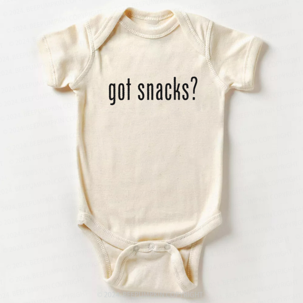 Got Snacks Bodysuit For Baby