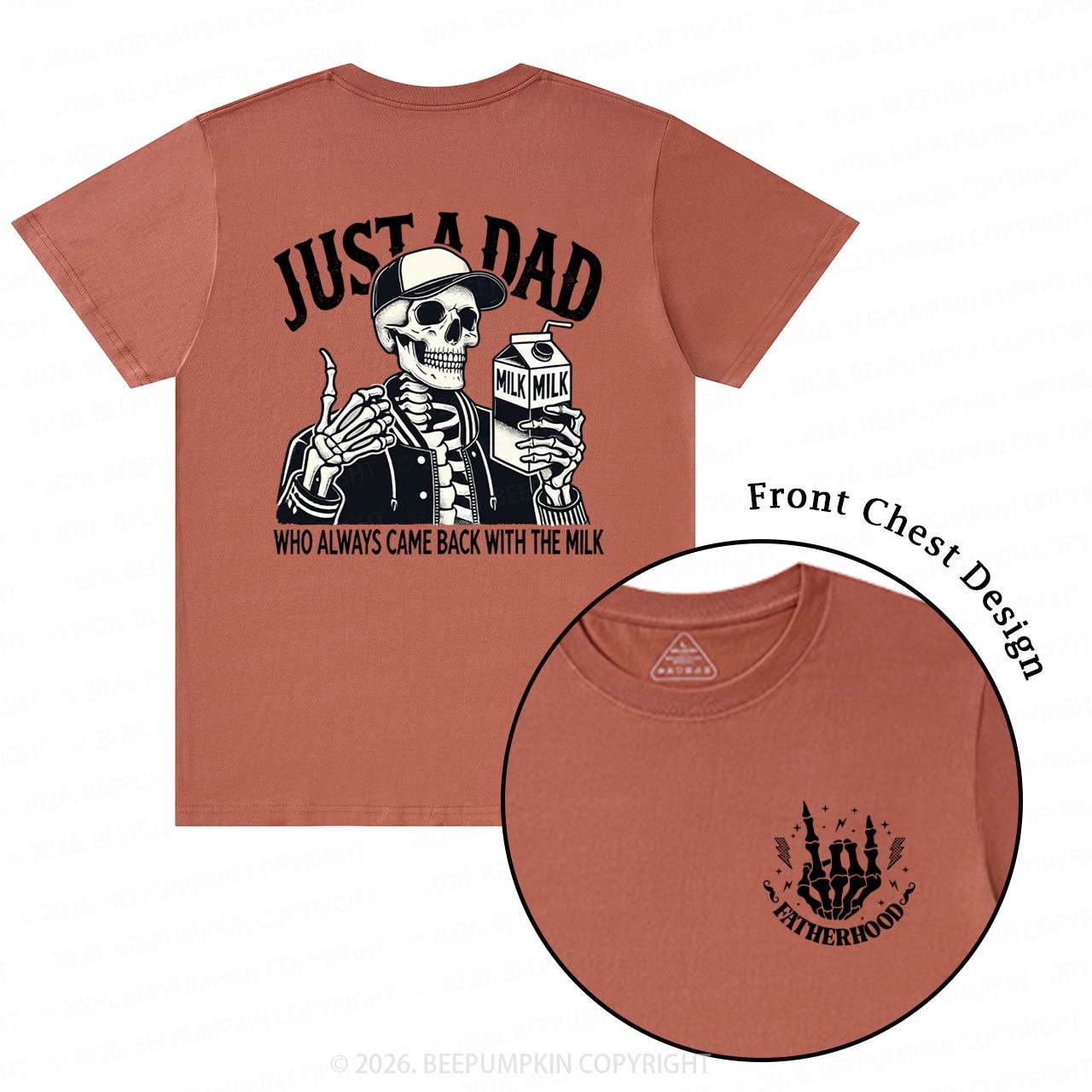 Just A Dad Who Always Came Back With The Milk T-Shirts