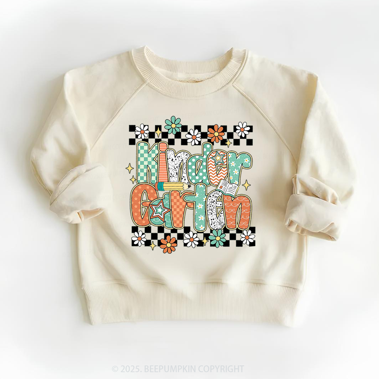 Personalized Grade Blossoms Kid's Sweatshirt