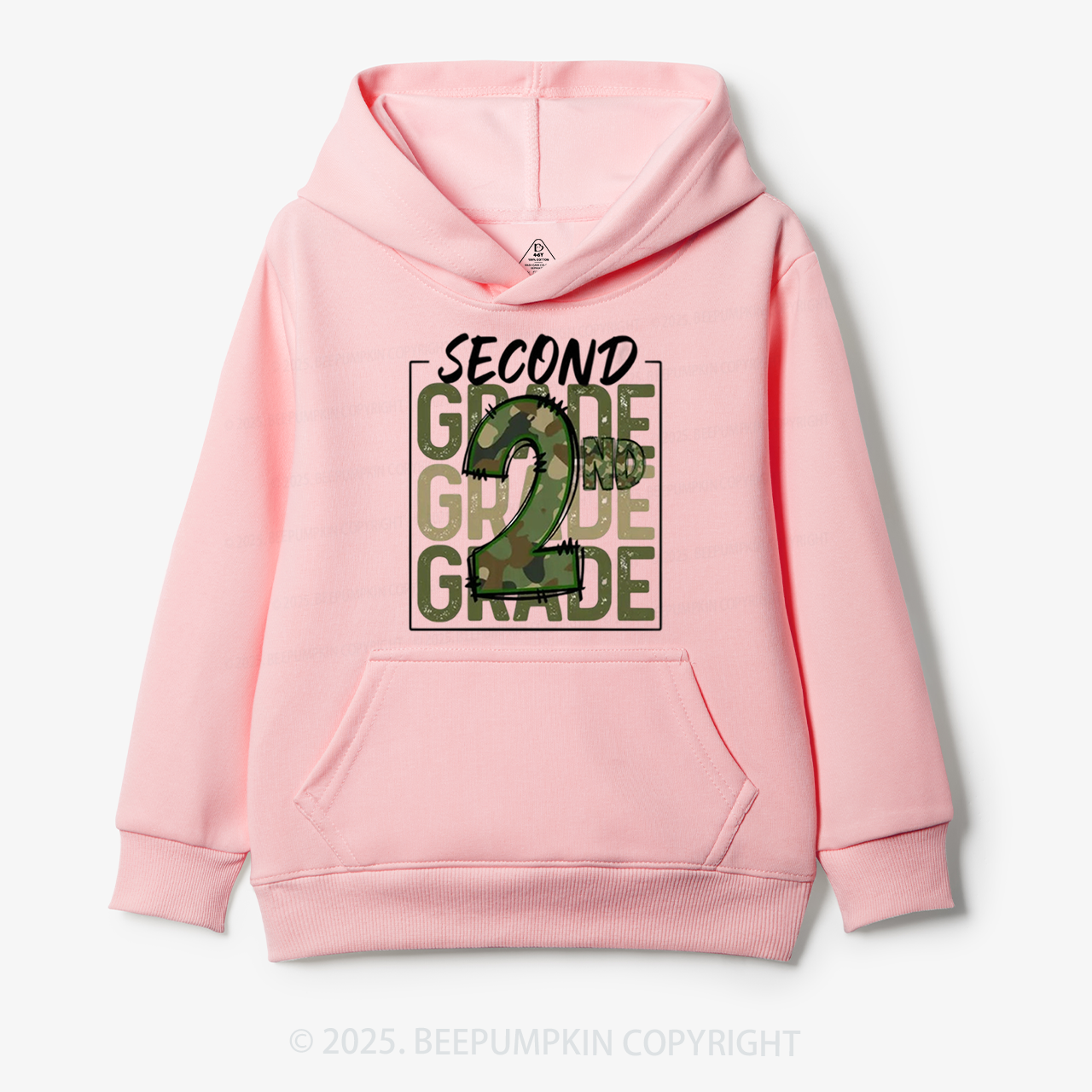 Personalized Camo Back to School Kid's Hoodies Beepumpkin