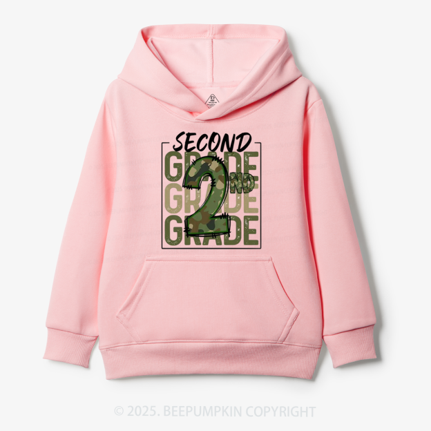 Personalized Camo Back to School Kid's Hoodies Beepumpkin
