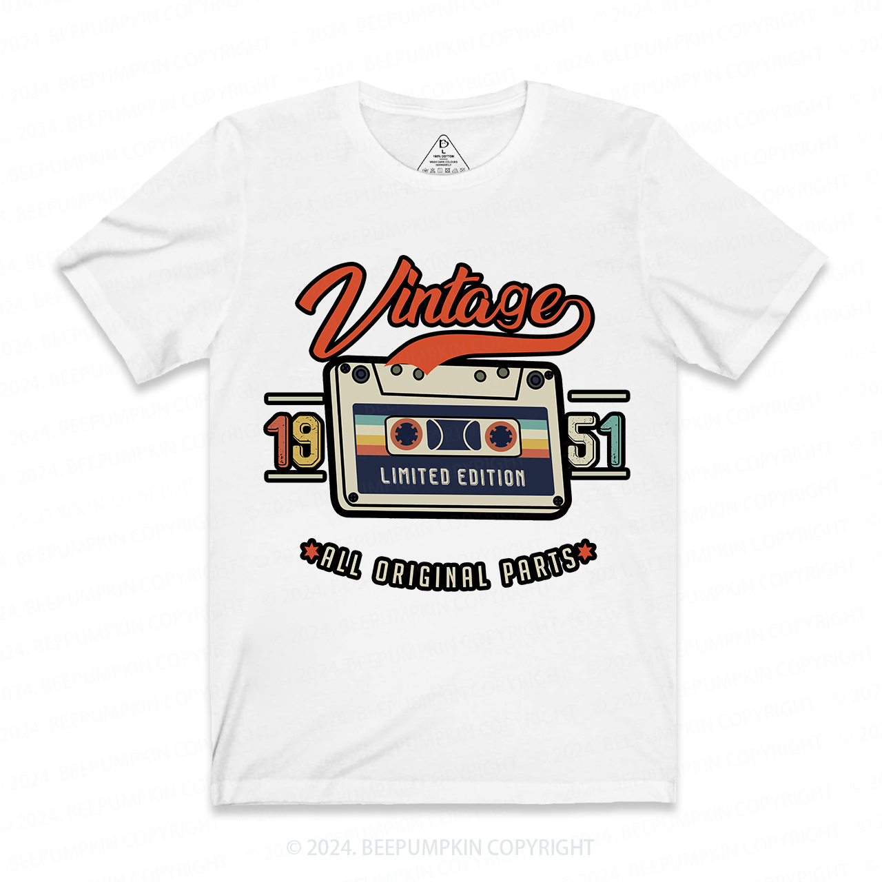 All Original Parts Custom Year Grandpa Shirt