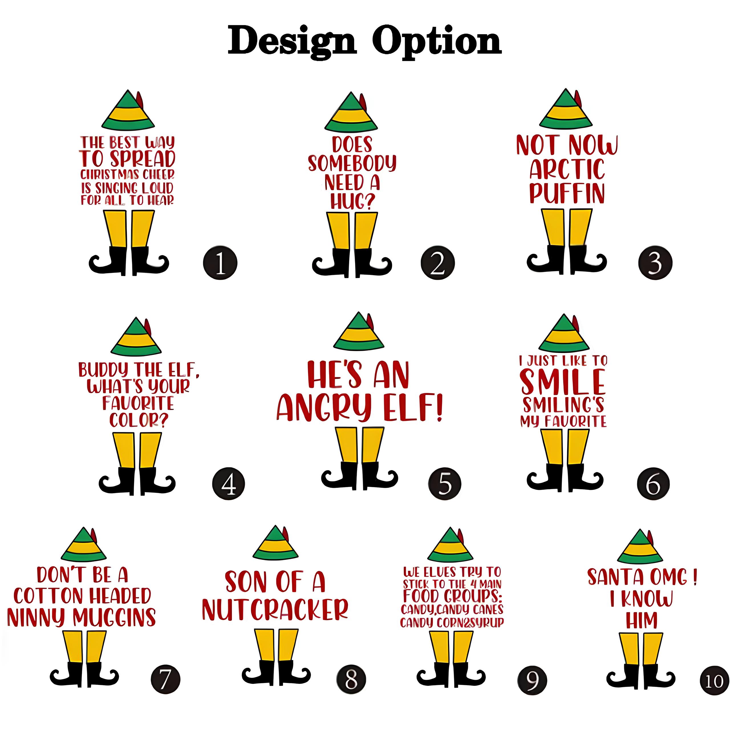 Elf Movie Quotes Christmas Family Matching Blue Pajamas Beepumpkin