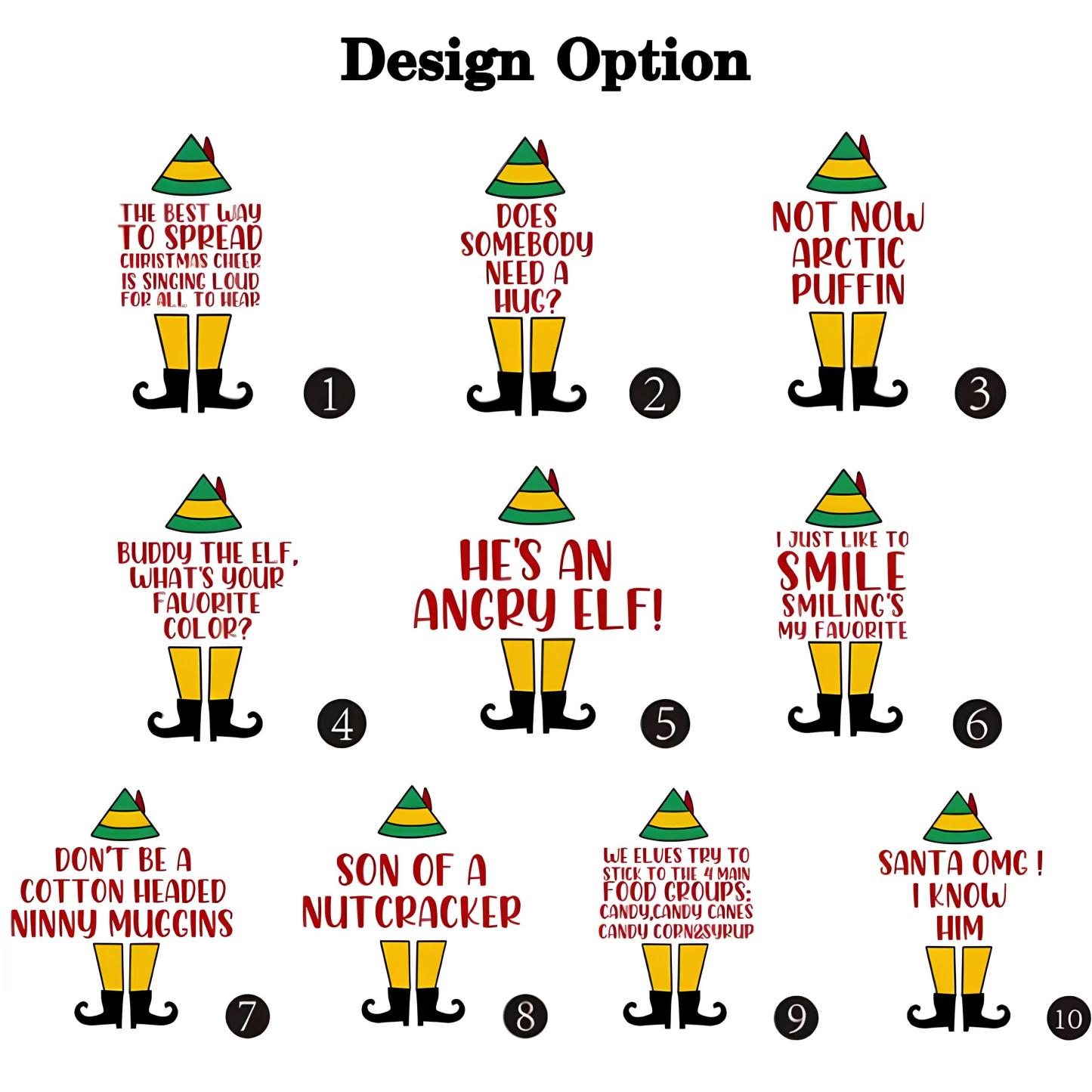 Elf Movie Quotes Christmas Family Matching Blue Pajamas Beepumpkin