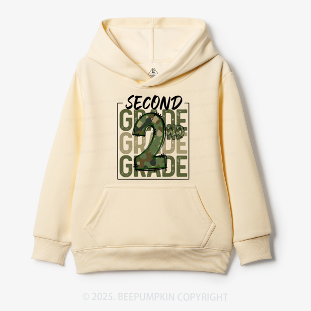 Personalized Camo Back to School Kid's Hoodies Beepumpkin