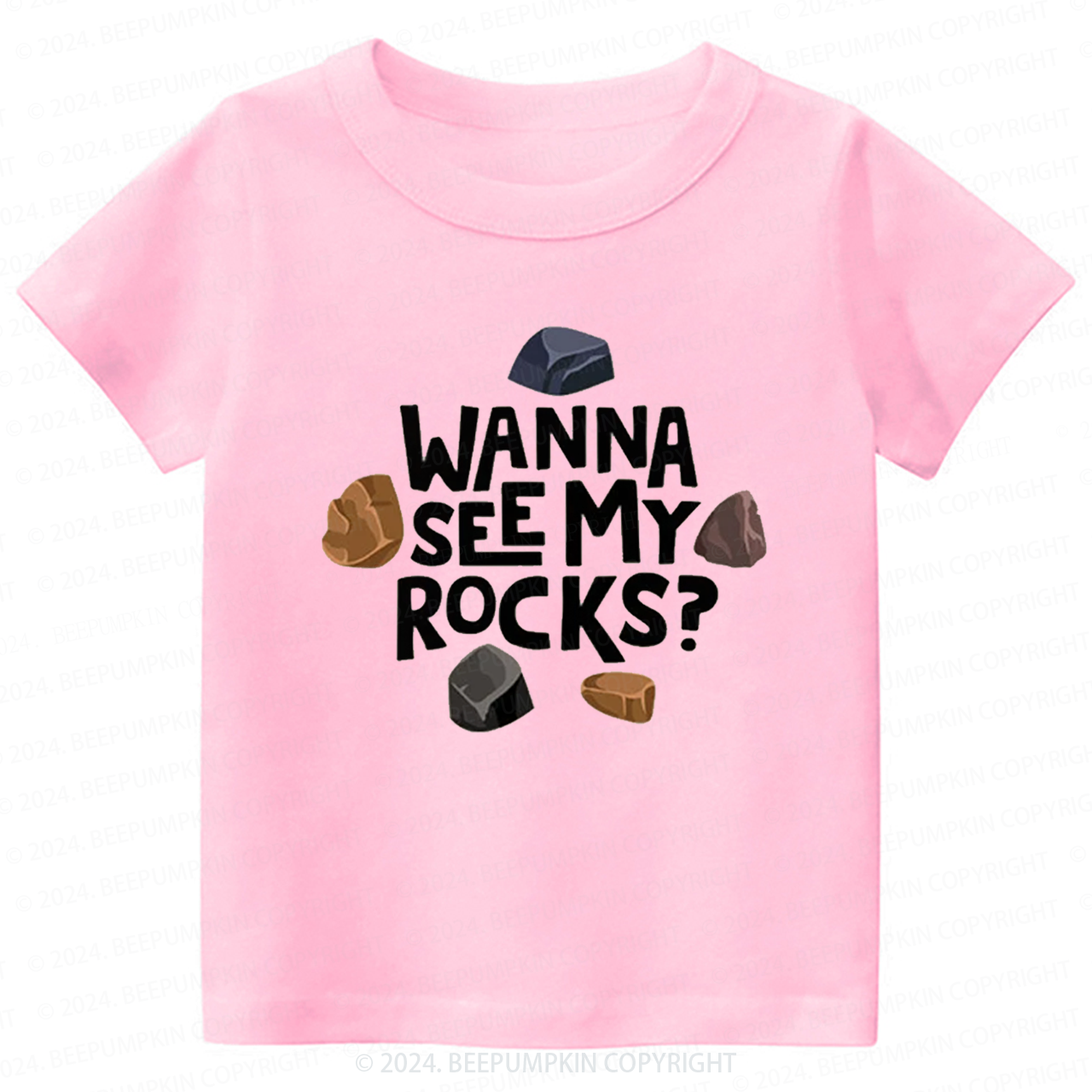 Wanna See My Rocks Toddler&Kids Tees 8