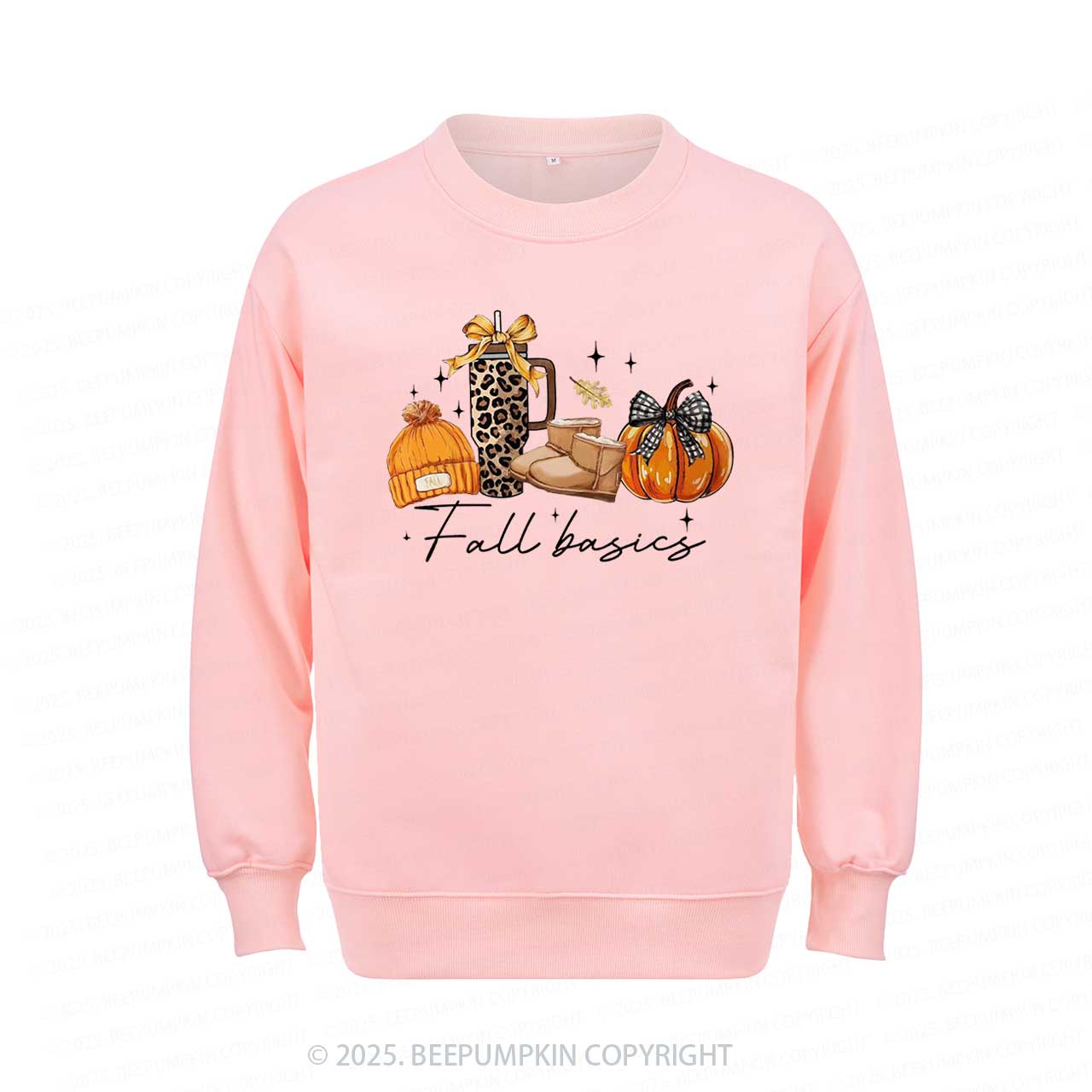  Fall Pumpkin Bow Sweatshirt Beepumpkin 
