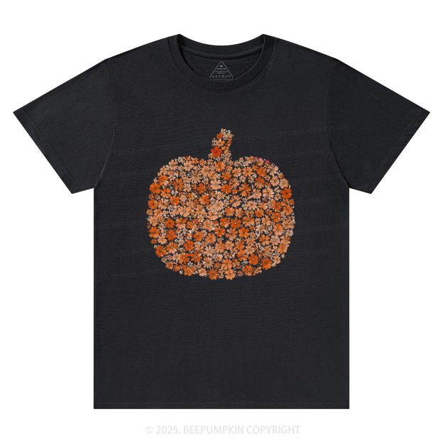 Flower Pumpkin T-Shirts Beepumpkin