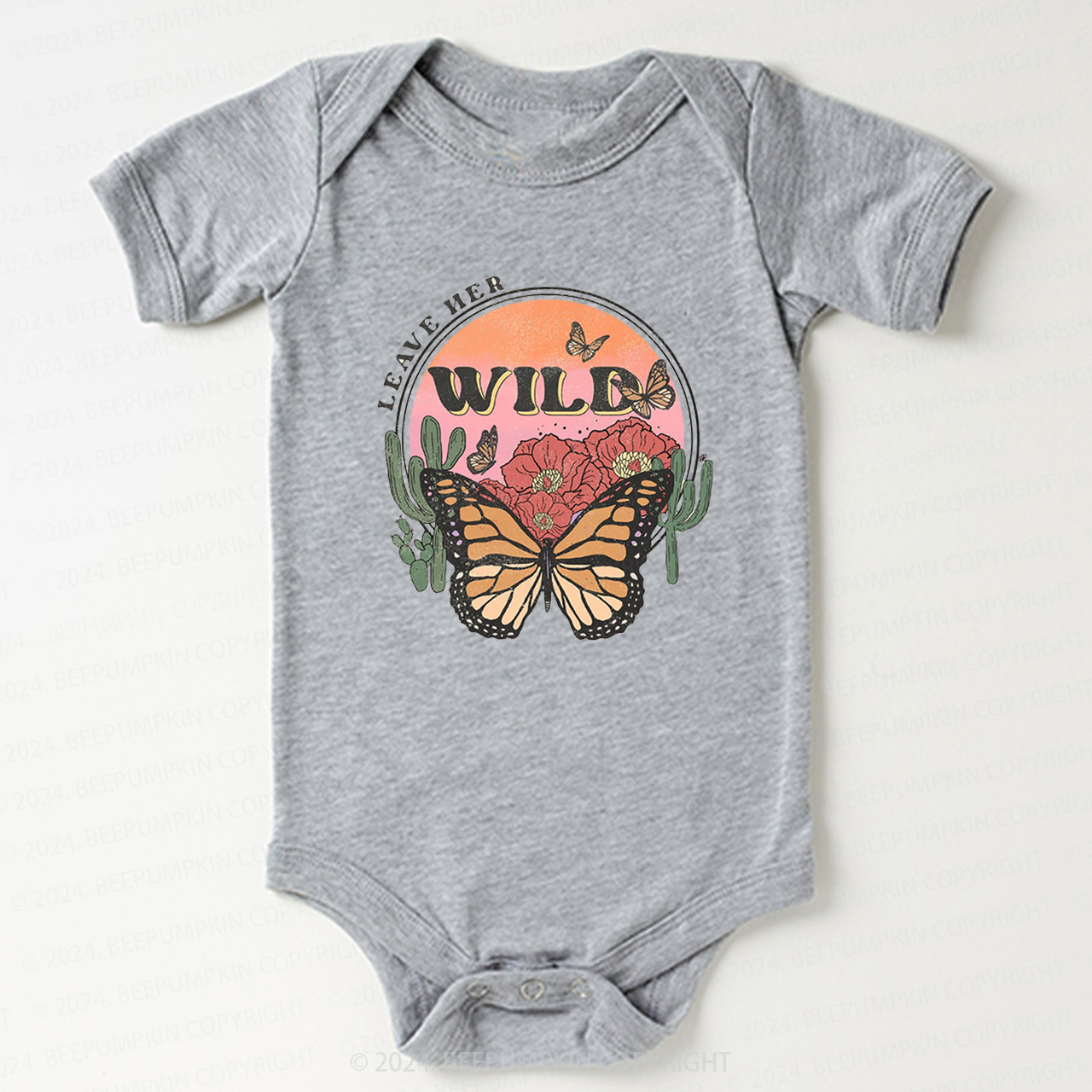 Leave Her Wild Bodysuit For Baby 