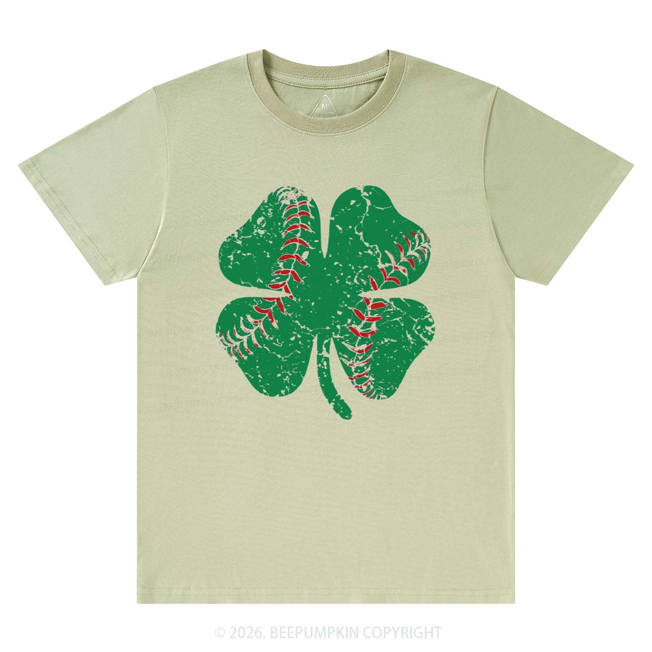 Baseball Shamrock St Patrick's Day T-Shirts Beepumpkin