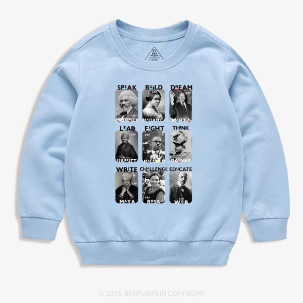 Inspired By Black History Kid's Sweatshirt