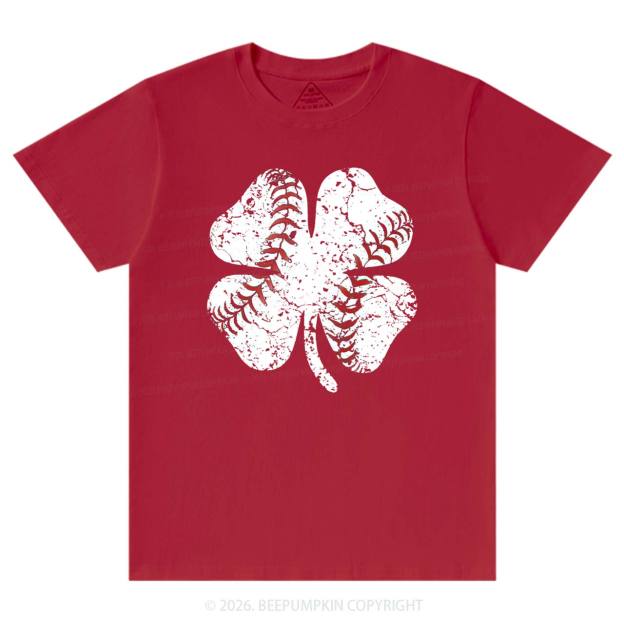 Baseball Shamrock St Patrick's Day T-Shirts Beepumpkin