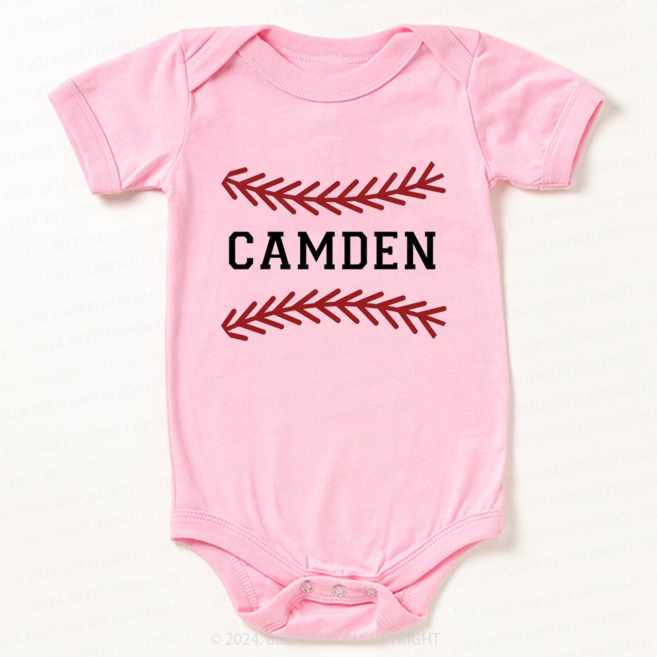 Personalized Baseball Bodysuit For Baby 