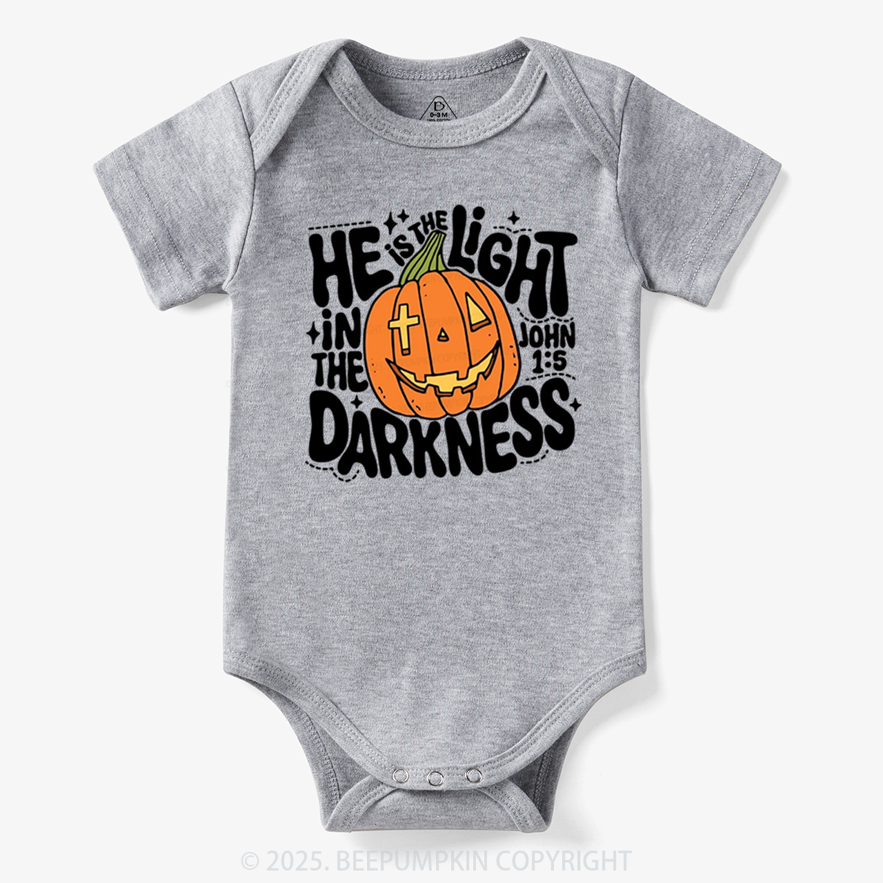 He Is The Light In The Dark Halloween Bodysuit Beepumpkin