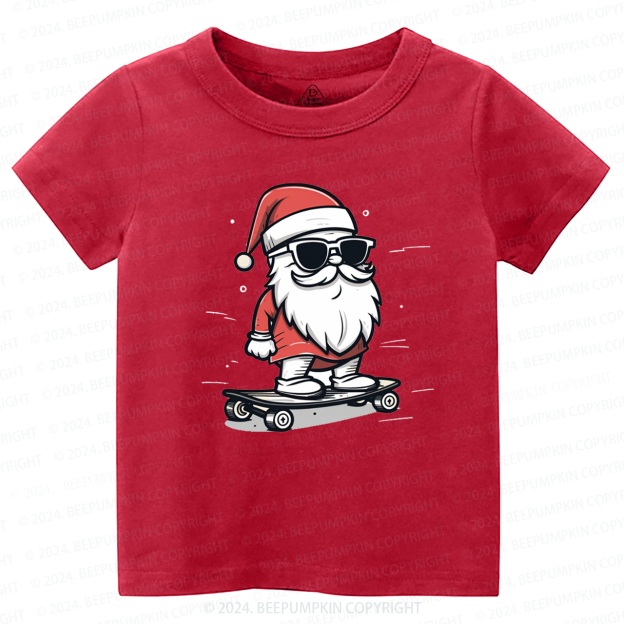 Santa Sunglasses Christmas Claus Toddler&Kids Tees 