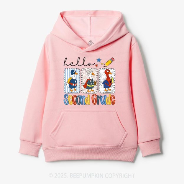 Personalized Hello School Kid's Hoodies Beepumpkin