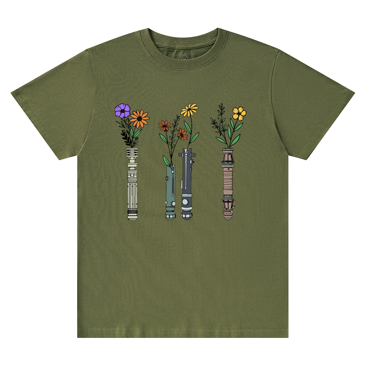 Floral Lightsaber SW Mama T-Shirts