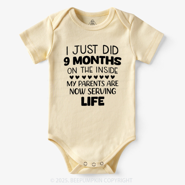 I Just Did 9 Months On The Inside Bodysuit Beepumpkin 7