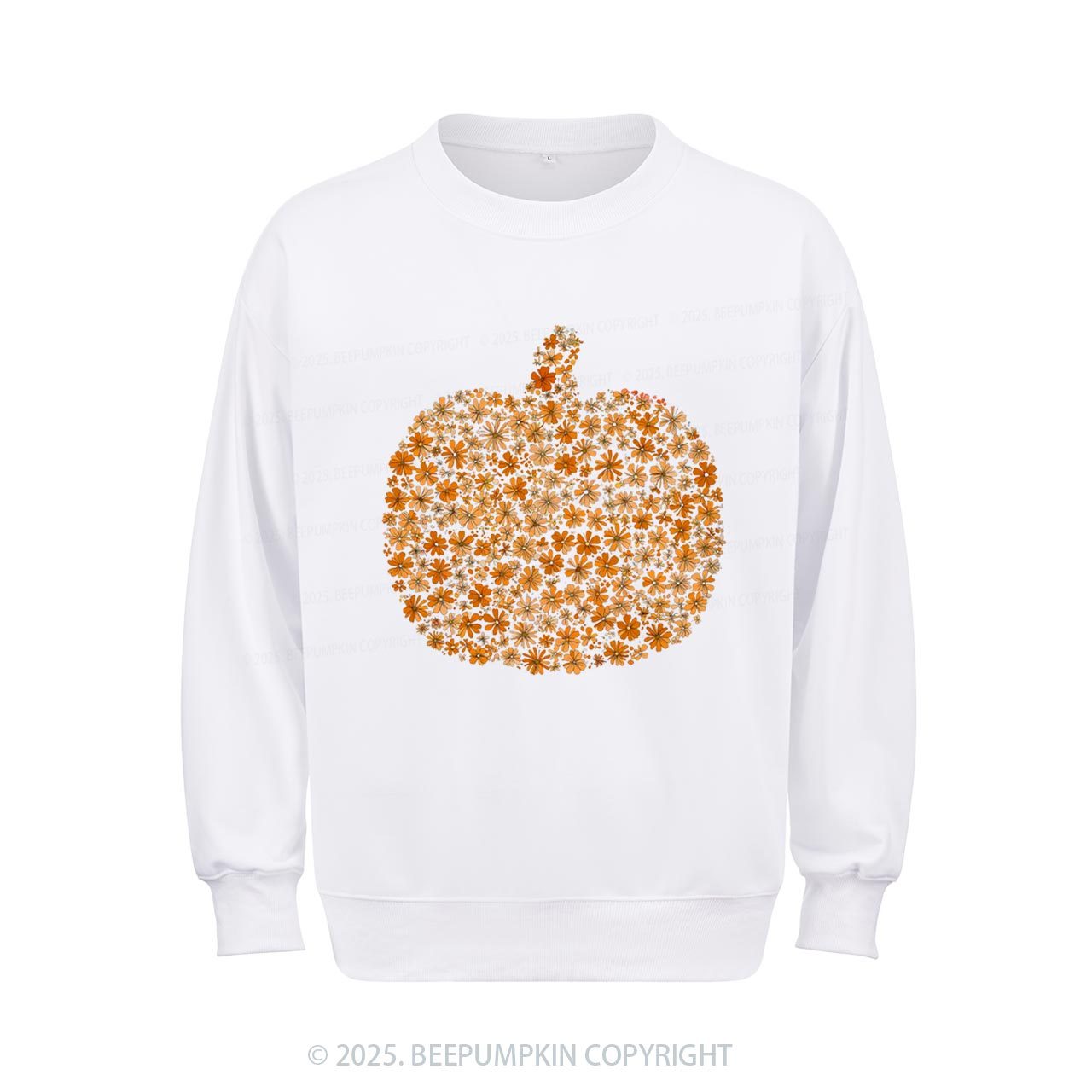 Flower Pumpkin Sweatshirt Beepumpkin
