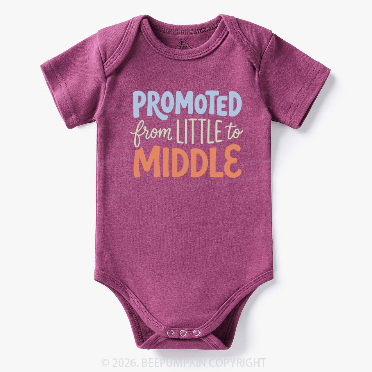 Promoted From Little To Middle Bodysuit