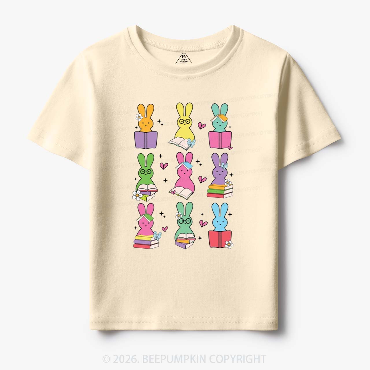 Book Lover Easter Bunnies Toddler&Kid's Tees