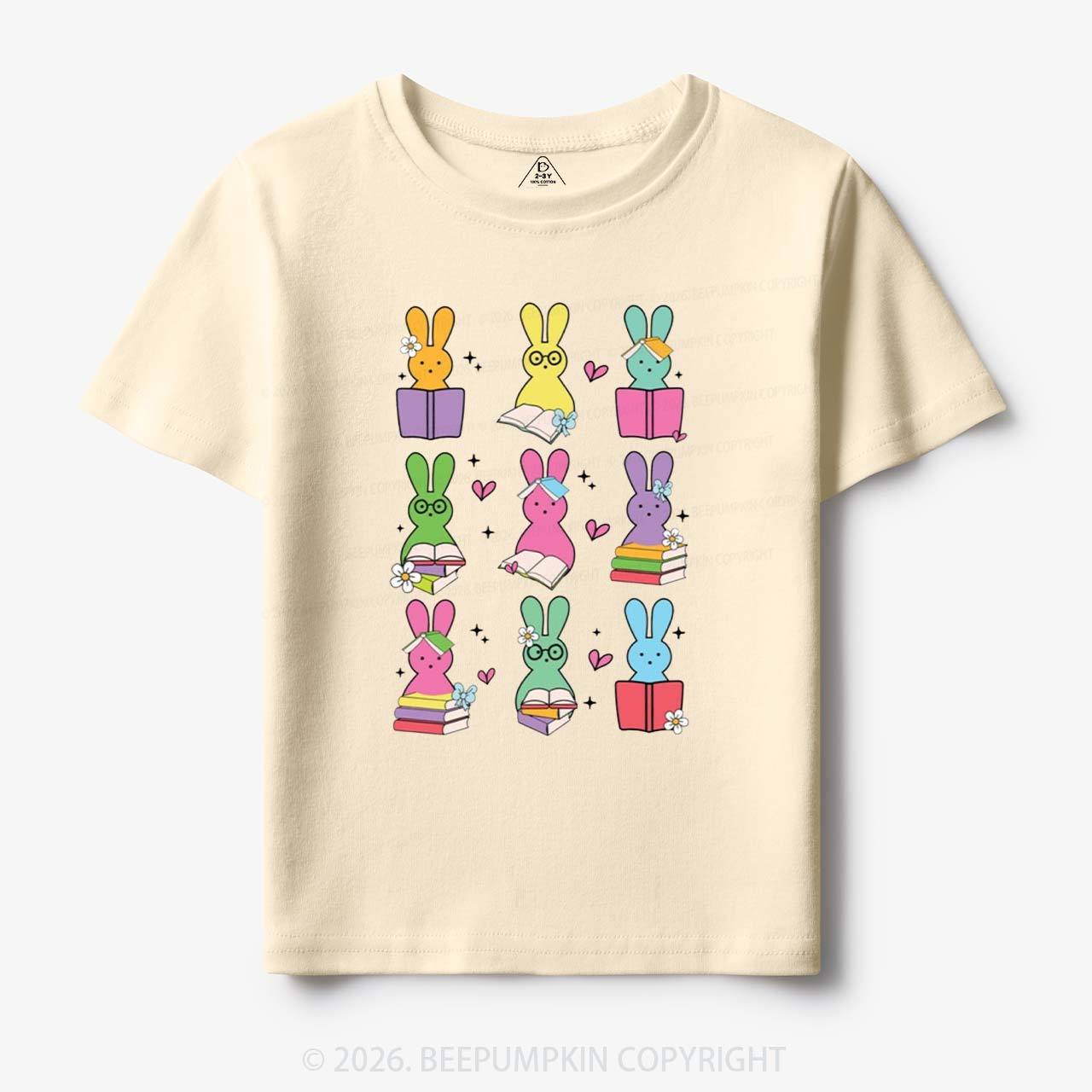 Book Lover Easter Bunnies Toddler&Kid's Tees