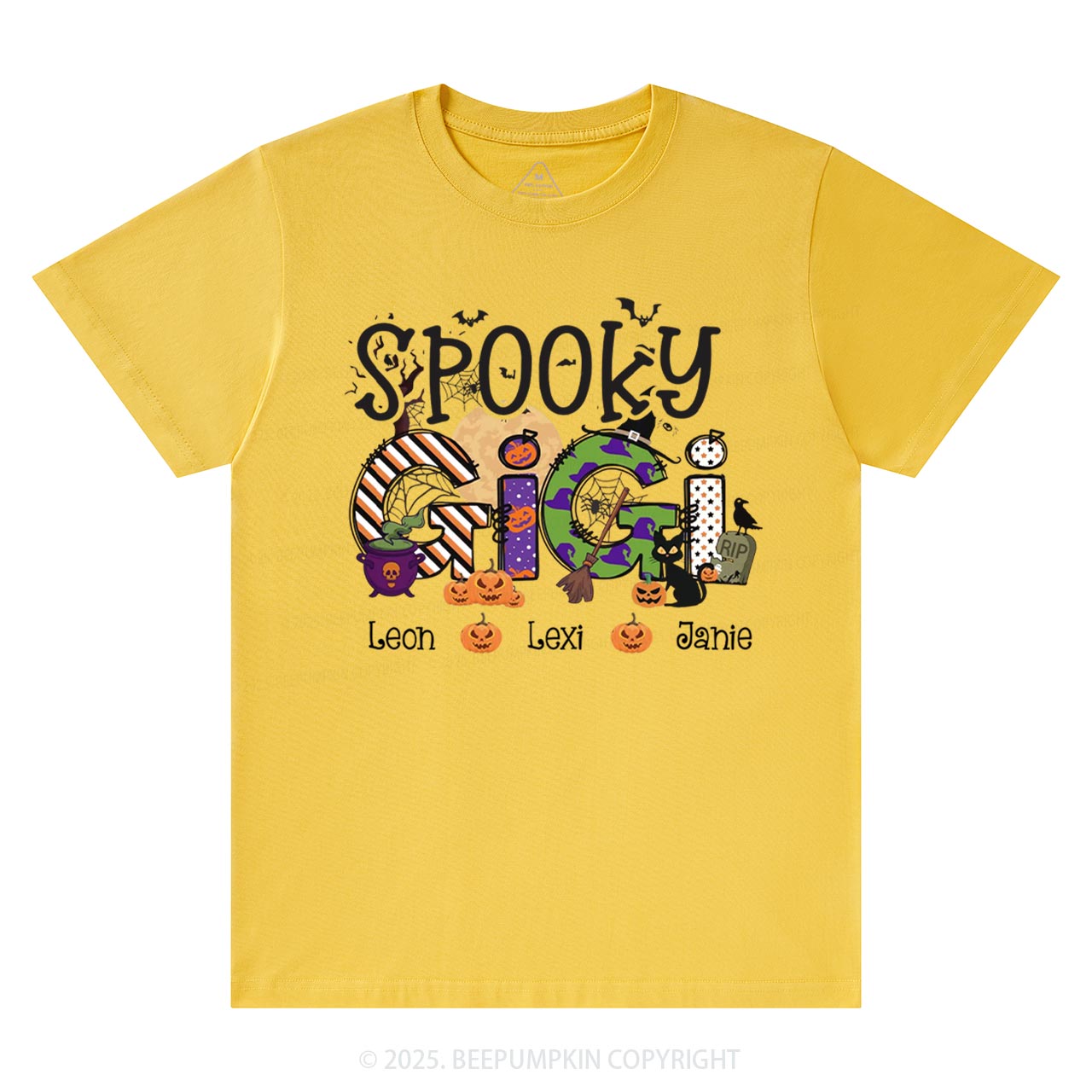 Personalized Spooky Gigi T-Shirts Beepumpkin