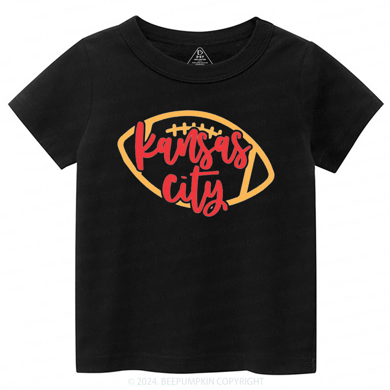 KC Chiefs Toddler&Kids Tees Beepumpkin 