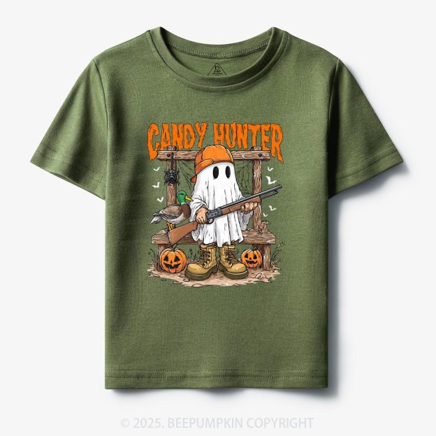 Candy Hunter Halloween Toddler&Kid's Tees Beepumpkin