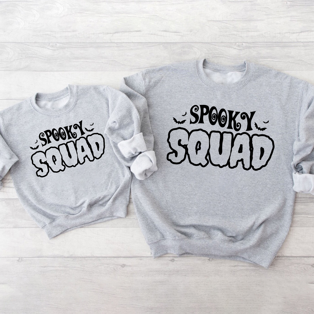 Cute Spooky Squad Halloween Family Sweatshirt