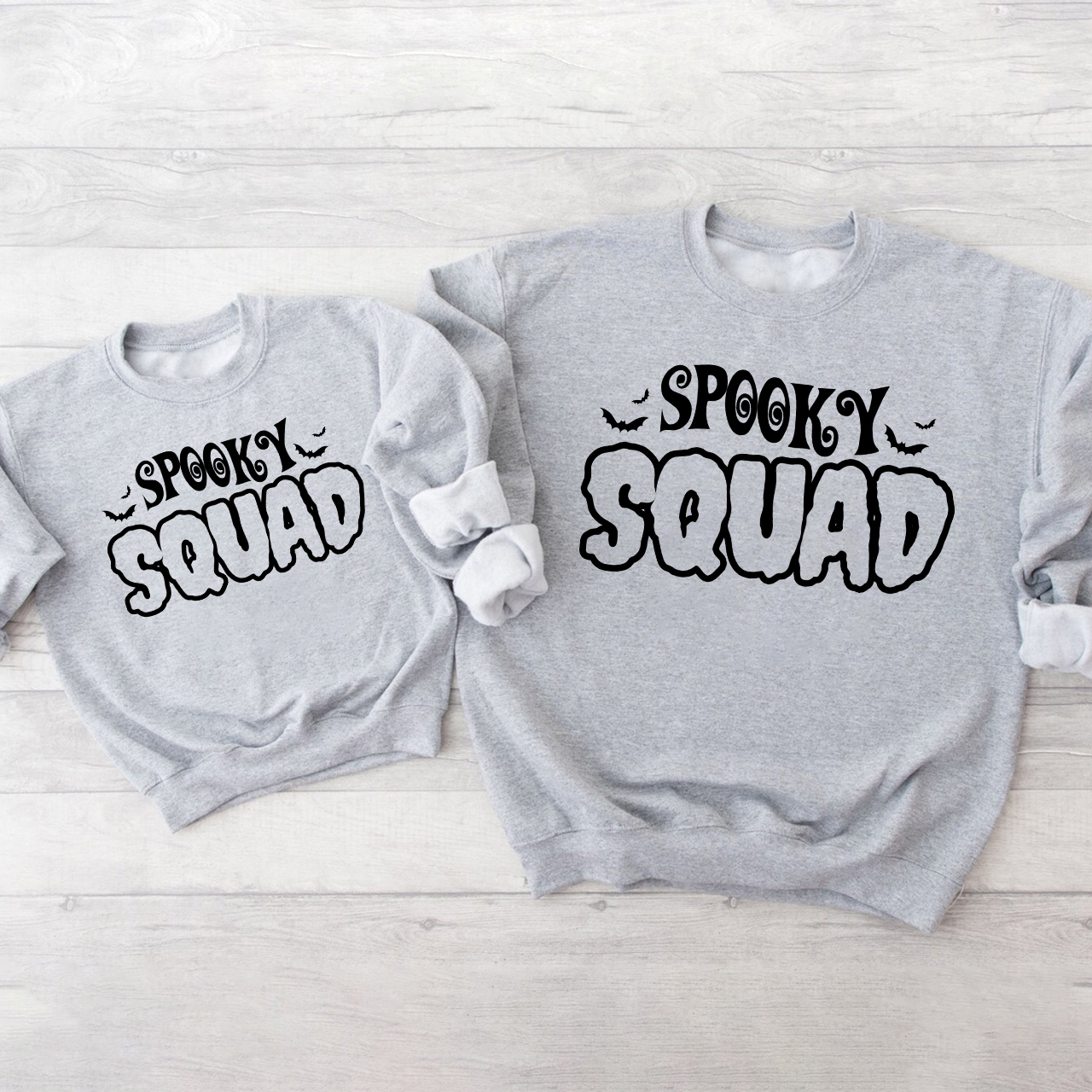Cute Spooky Squad Halloween Family Sweatshirt
